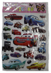 cars ii friends stickers 3d