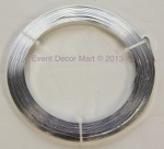 decorative aluminum flat craft wire silver