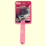 pink adjustable wrench